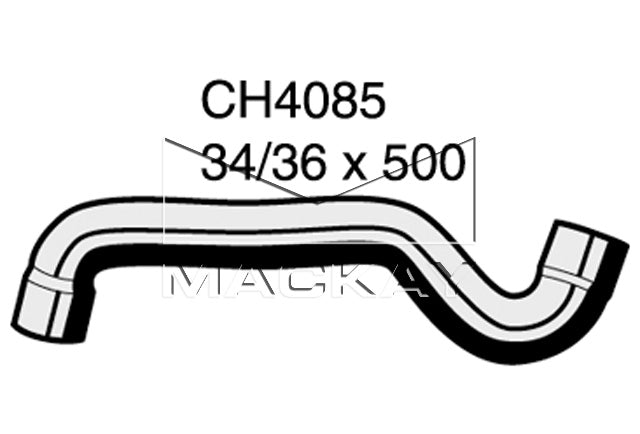 Mackay Top Radiator Hose CH4085