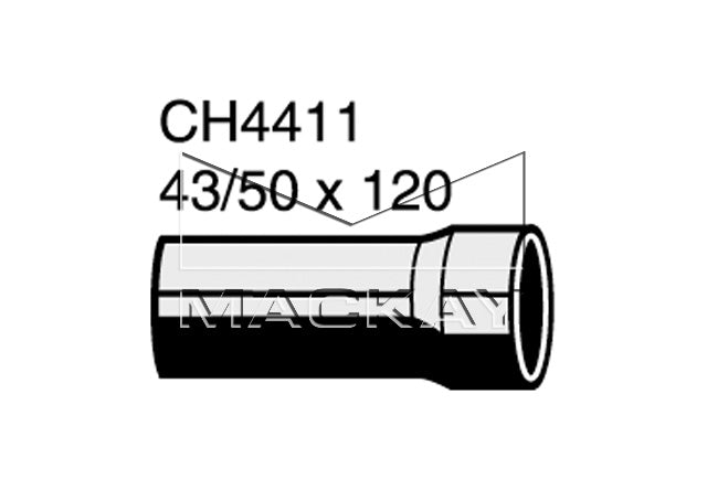 Mackay Bottom Radiator Hose CH4411