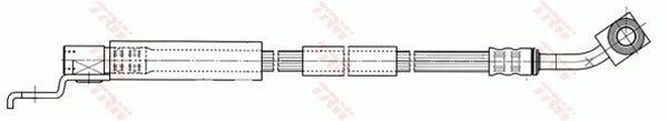 TRW Brake Hose PHD441