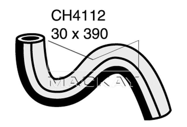 Mackay Top Radiator Hose CH4112