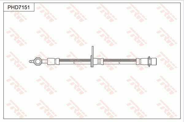 TRW Brake Hose PHD7151