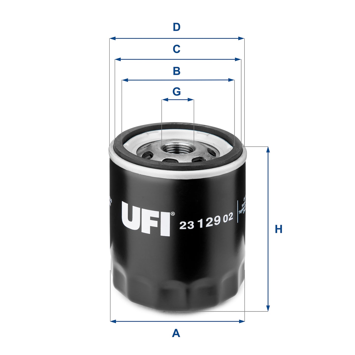 UFI Filters Oil Filter 23.129.02