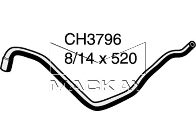 Mackay Bypass Heater Hose CH3796