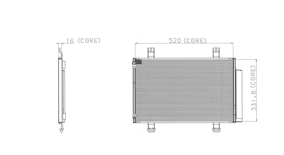 DENSO AC Condenser A477-A378