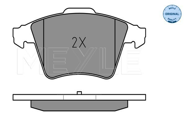 MEYLE Brake Pad Set 025 237 4619/W