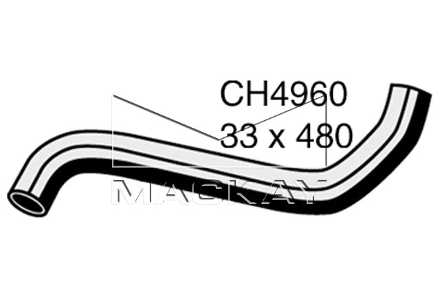 Mackay Bottom Radiator Hose CH4960