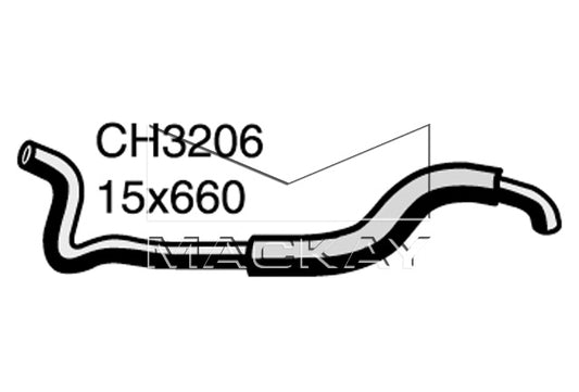 Mackay Heater Hose CH3206