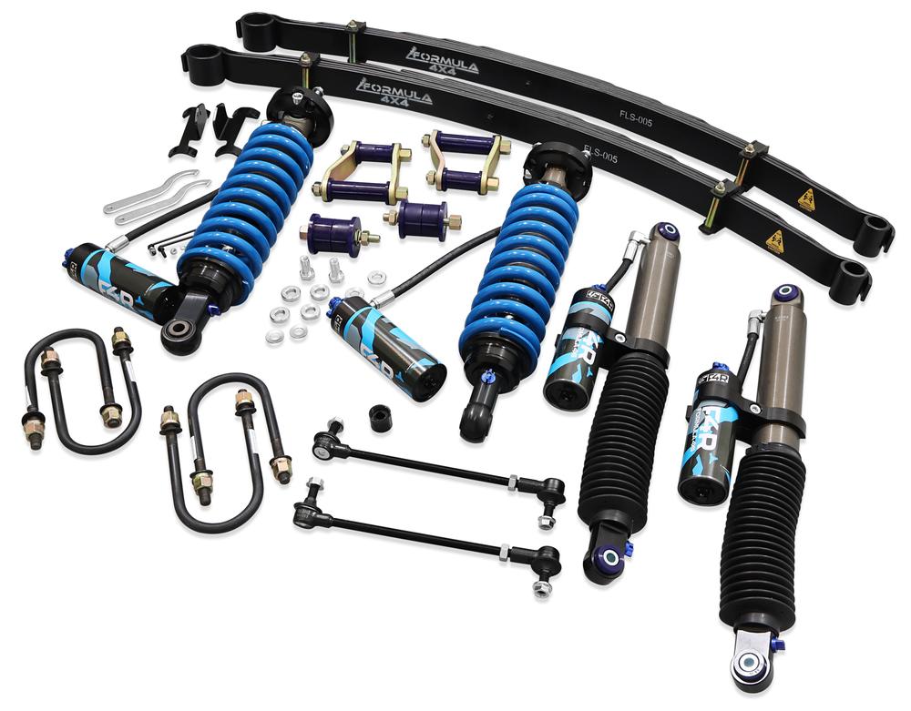 Formula 4x4 2 Inch to 3 Inch Adjustable Formula 4x4 Lift Kit to suit Ford Ranger PX I & II 2011-2018 & Mazda BT-50 2011-2020
