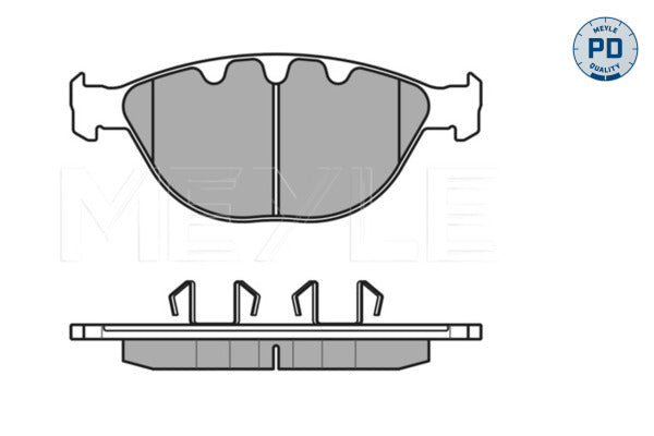 MEYLE Brake Pad Set 025 237 9120/PD
