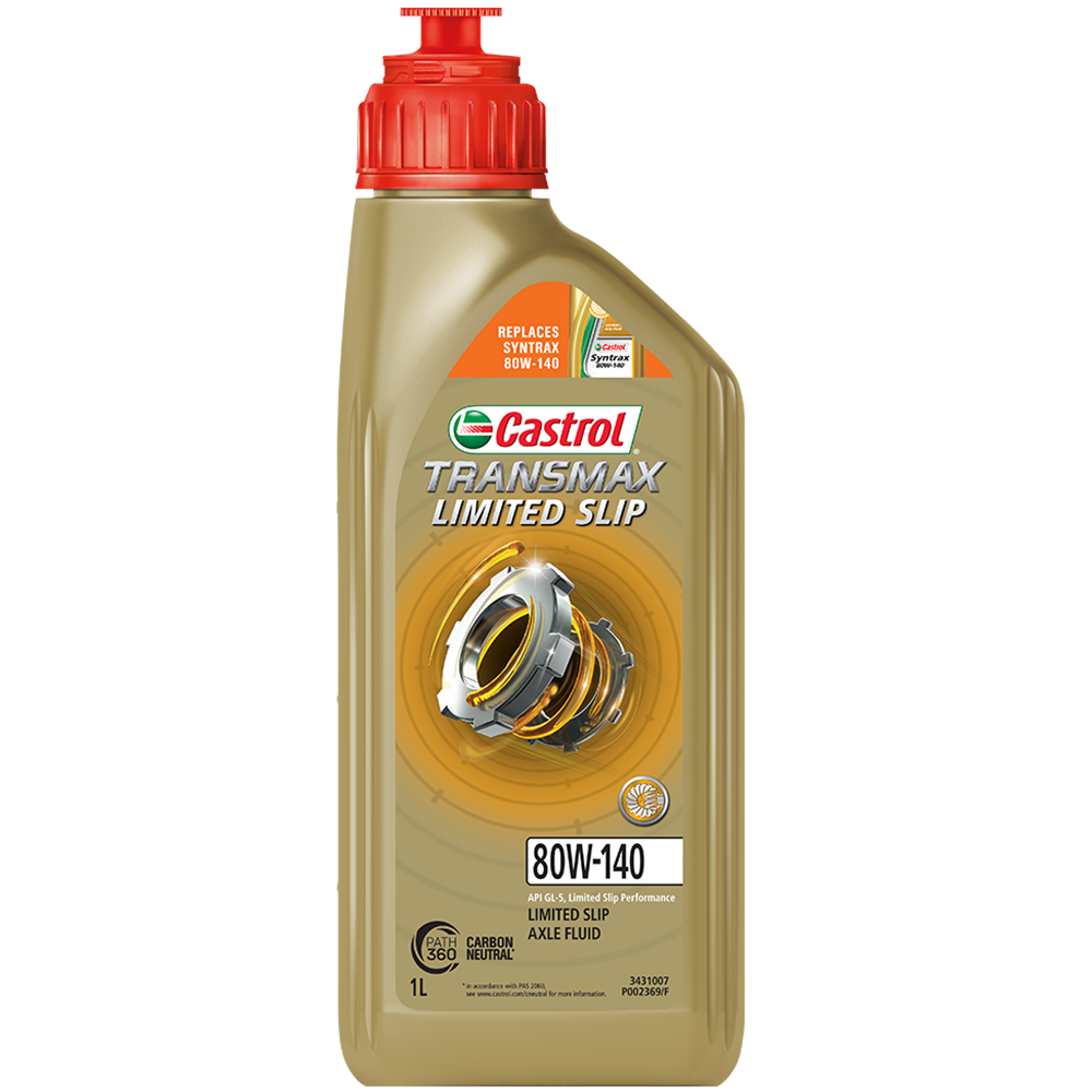 Castrol TRANSMAX Limited Slip 80W-140 Gear Oil 1L 3431007