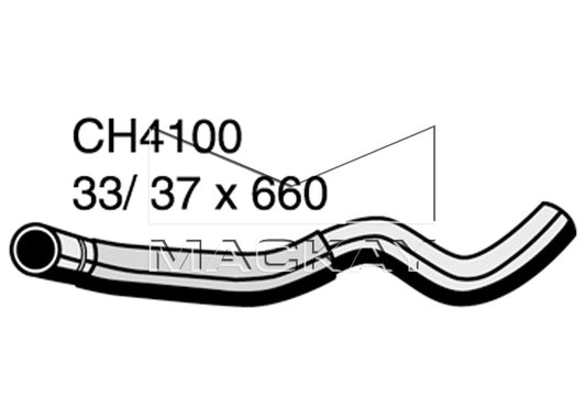 Mackay Bottom Radiator Hose CH4100