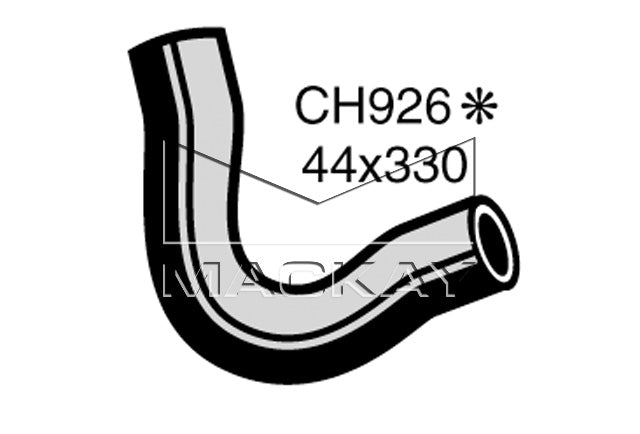 Mackay Bottom Radiator Hose CH926