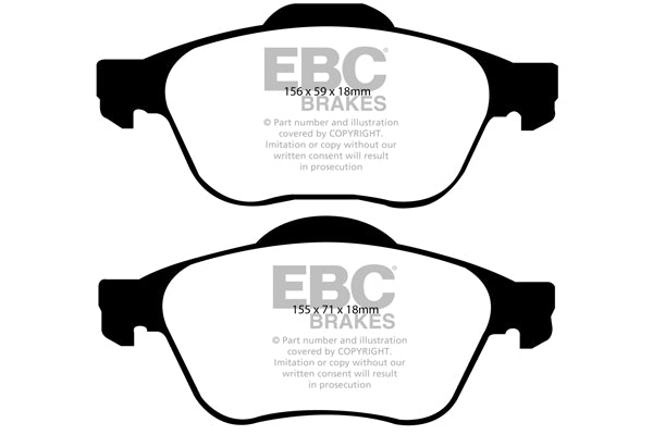EBC Toyota Avensis Front Pads DP21421