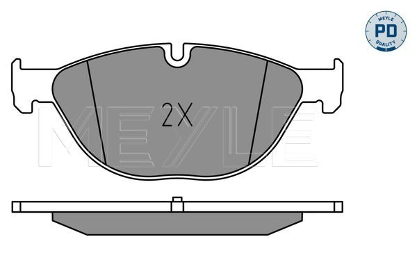 MEYLE Brake Pad Set 025 250 4519/PD