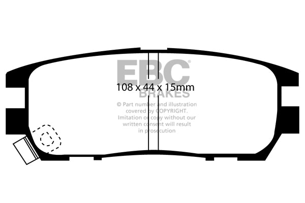 EBC Brake Pad Set DP6958