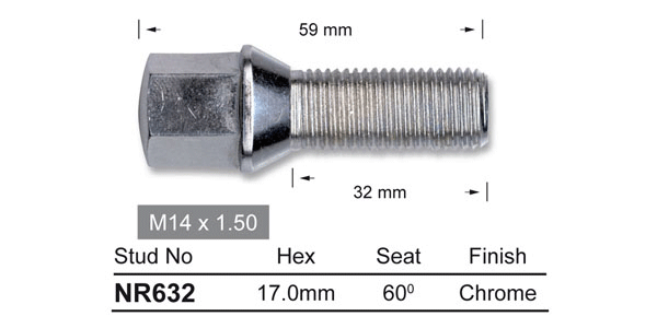 Nice Products Wheel Stud NR632
