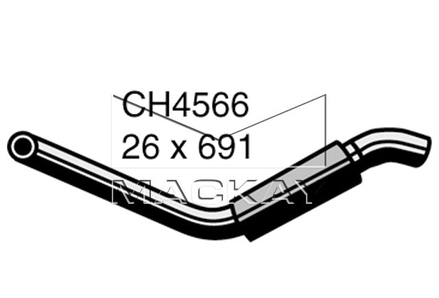 Mackay Bottom Radiator Hose CH4566