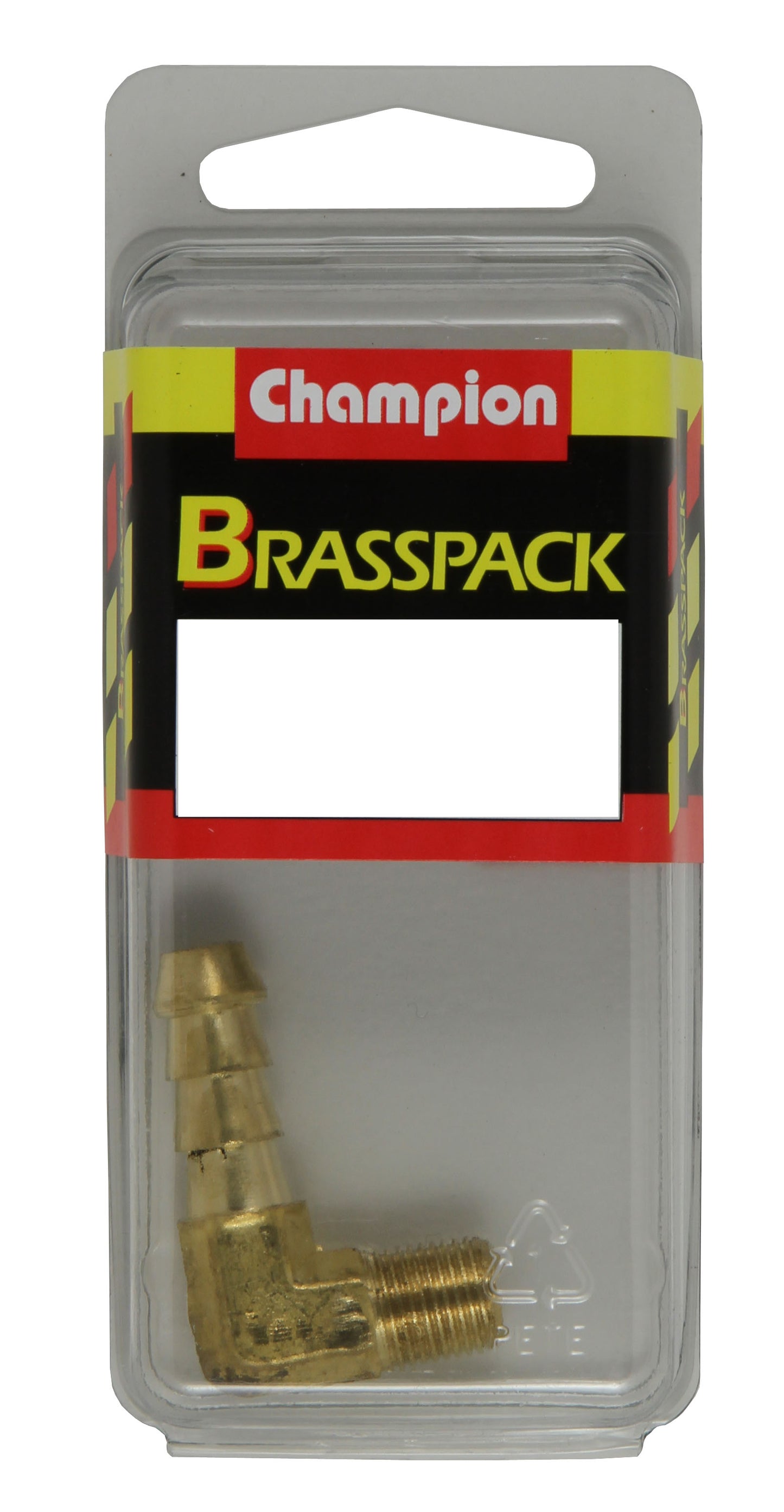 Champion Fasteners Hose Tail Elbow Male Brass 90 1/4In X 1/4In HC35
