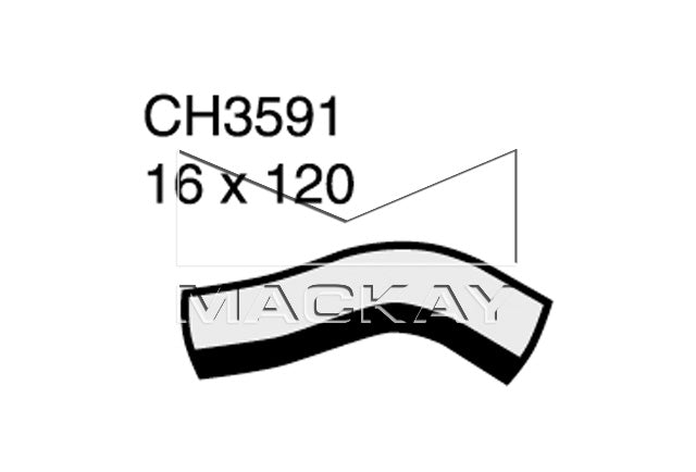 Mackay Bypass Heater Hose CH3591