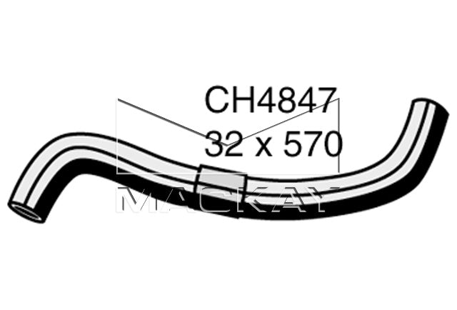 Mackay Bottom Radiator Hose CH4847