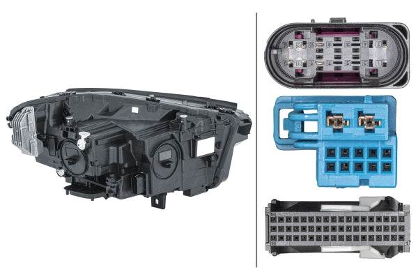Hella Headlight 1LX 013 074-731