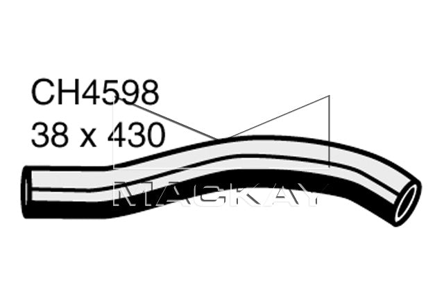 Mackay Bottom Radiator Hose CH4598