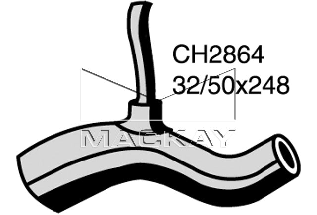 Mackay Bottom Radiator Hose CH2864