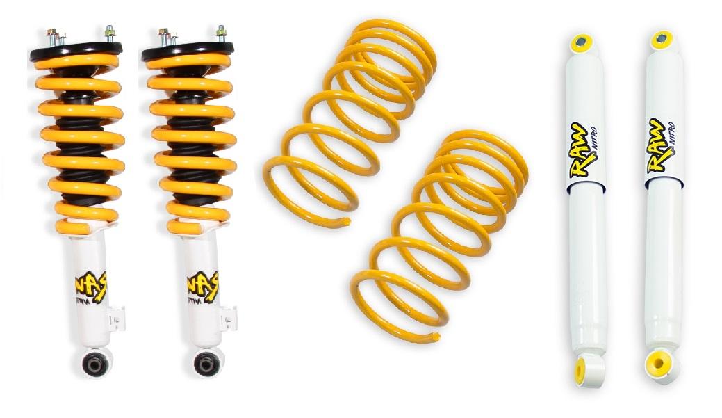 Raw 4x4 Lift Kit fits ReadyStrut PAJERO Diesel PAJ-004BR
