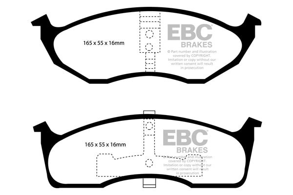 EBC Chrysler/Dodge Front Pads DP21623