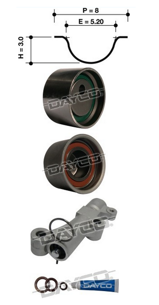 Dayco Timing Belt Kit KTBA128H