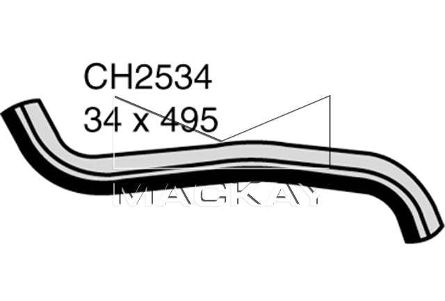 Mackay Bottom Radiator Hose CH2534