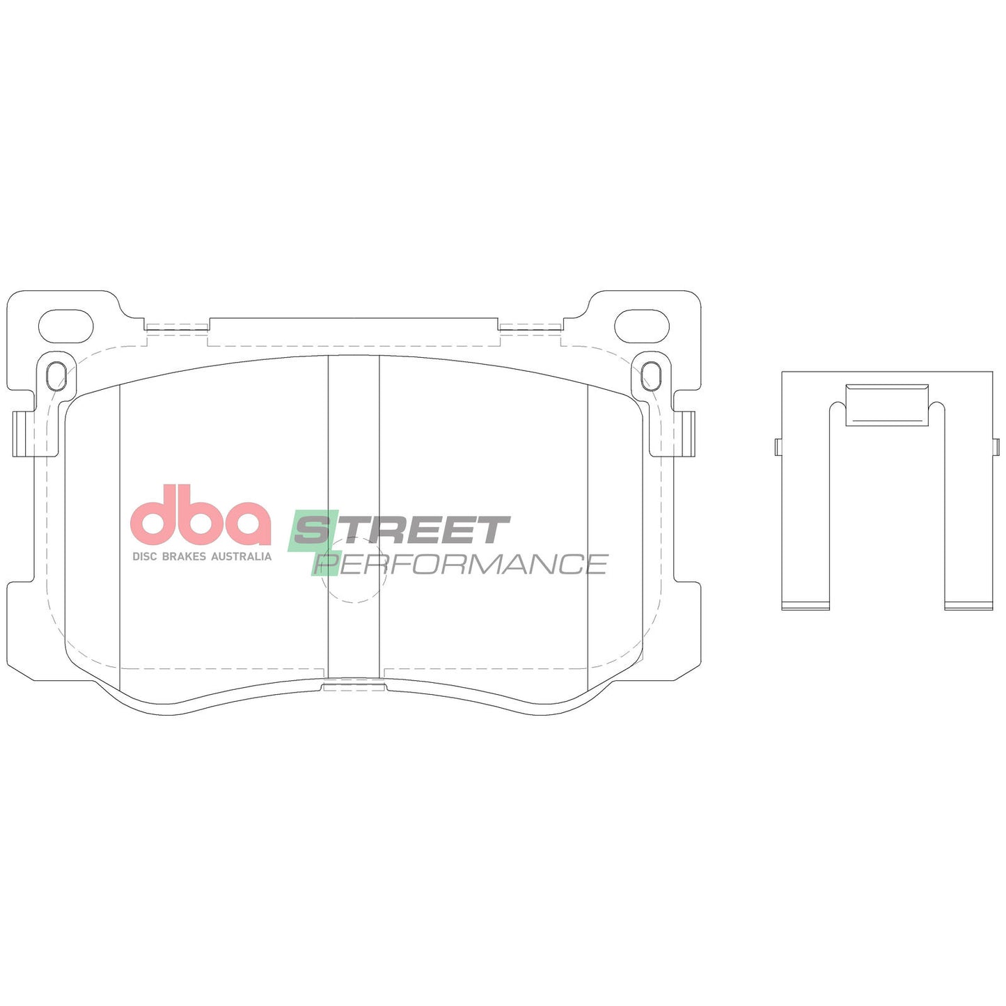 DBA SP Performance Brake Pad Set DB15021SP