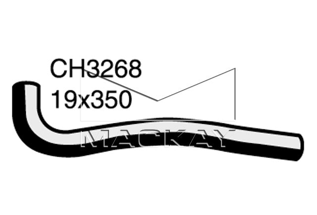 Mackay Bypass Heater Hose CH3268