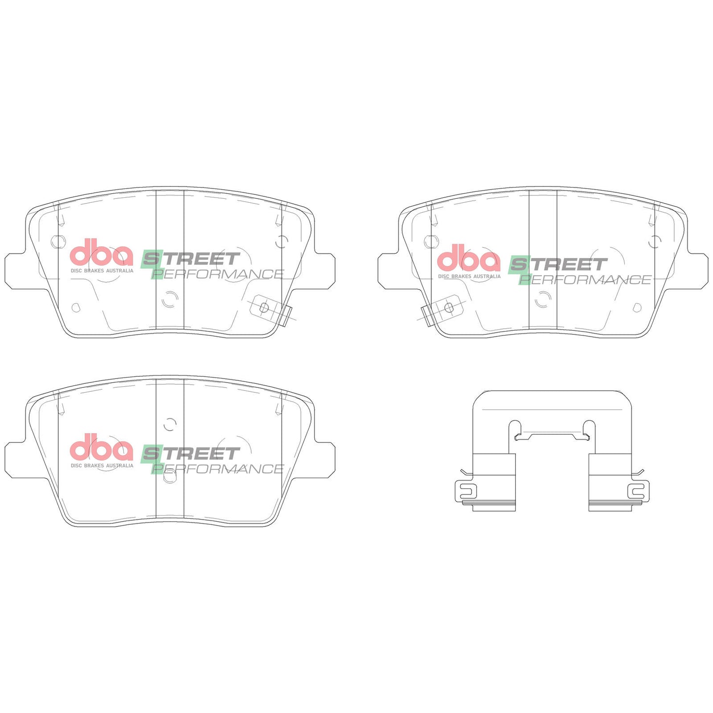 DBA SP Performance Brake Pad Set DB15013SP