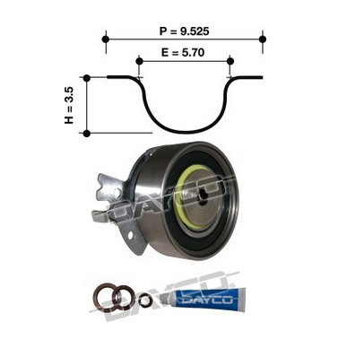 Dayco Timing Belt Kit KTBA009
