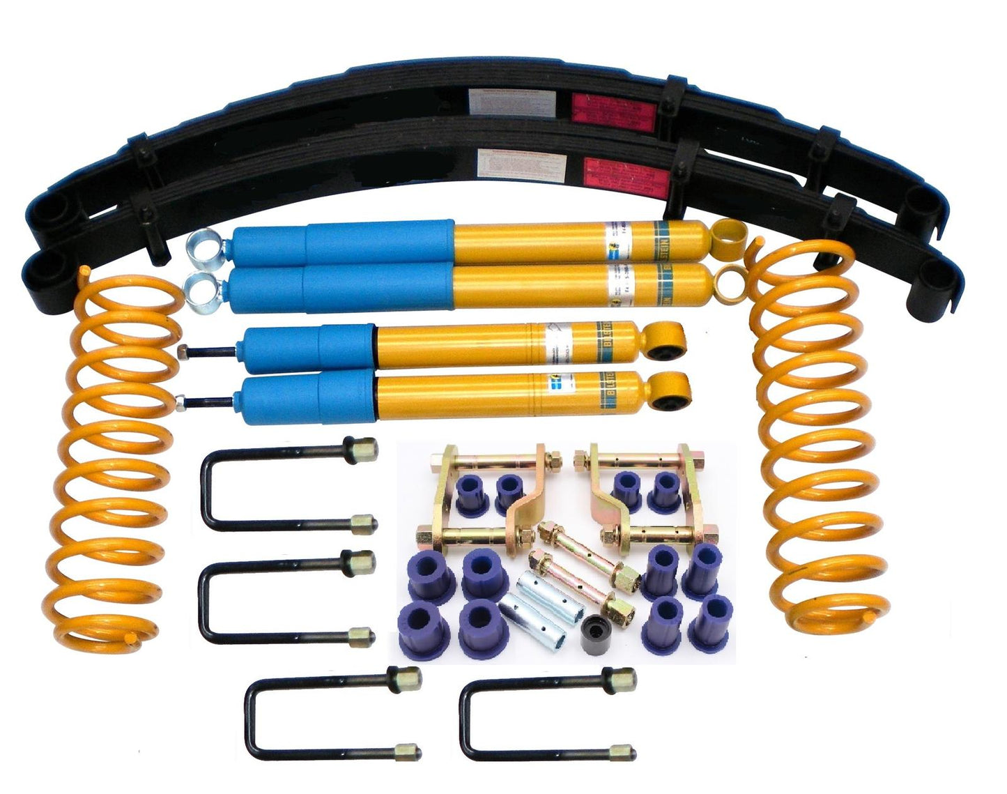 Bilstein 4WD 4X4 Suspension Lift Kit fits Nissan Navara D40 NAV-006