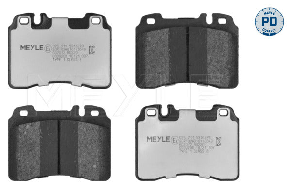 MEYLE Brake Pad Set 025 211 5316/PD