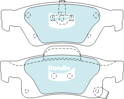 Bendix Ultimate 4WD Brake Pad Set DB2217 ULT4WD