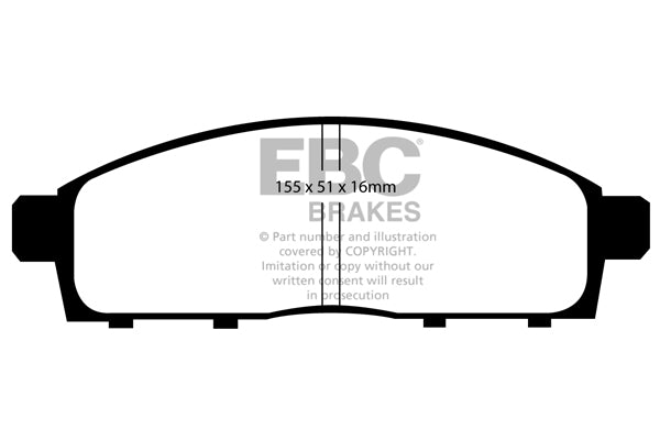 EBC Greenstuff Mitsubishi Front Pads DP61963
