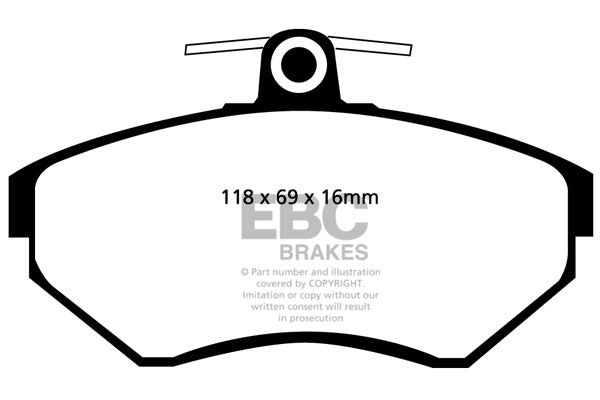 EBC Ultimax Oe Replacement Brake Pad Set DP1112