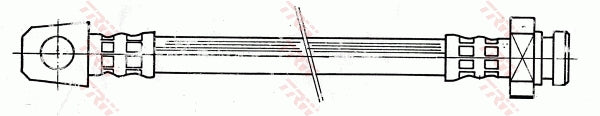 TRW Brake Hose PHD115