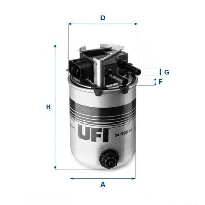 UFI Filters Fuel Filter 24.095.00