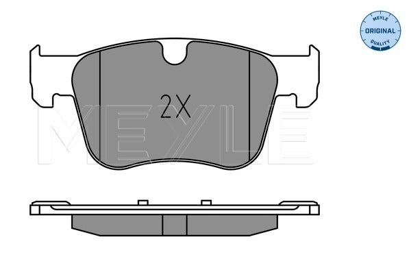 MEYLE Brake Pad Set 025 258 3417