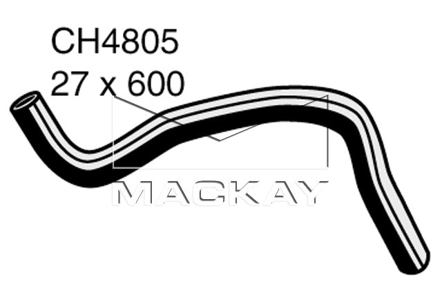 Mackay Bottom Radiator Hose CH4805