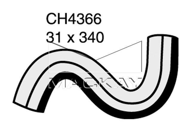 Mackay Top Radiator Hose CH4366