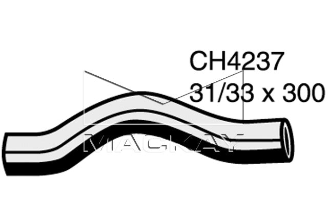 Mackay Top Radiator Hose CH4237