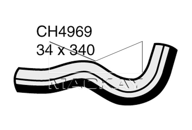 Mackay Top Radiator Hose CH4969