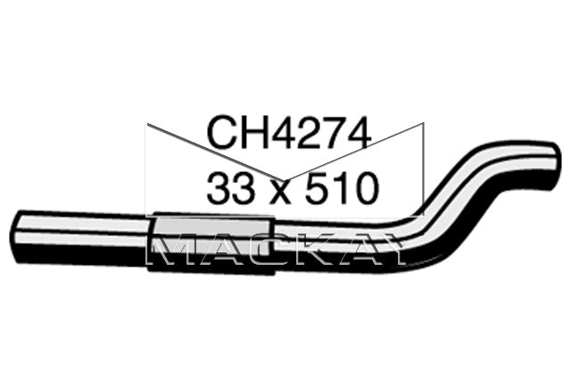 Mackay Top Radiator Hose CH4274