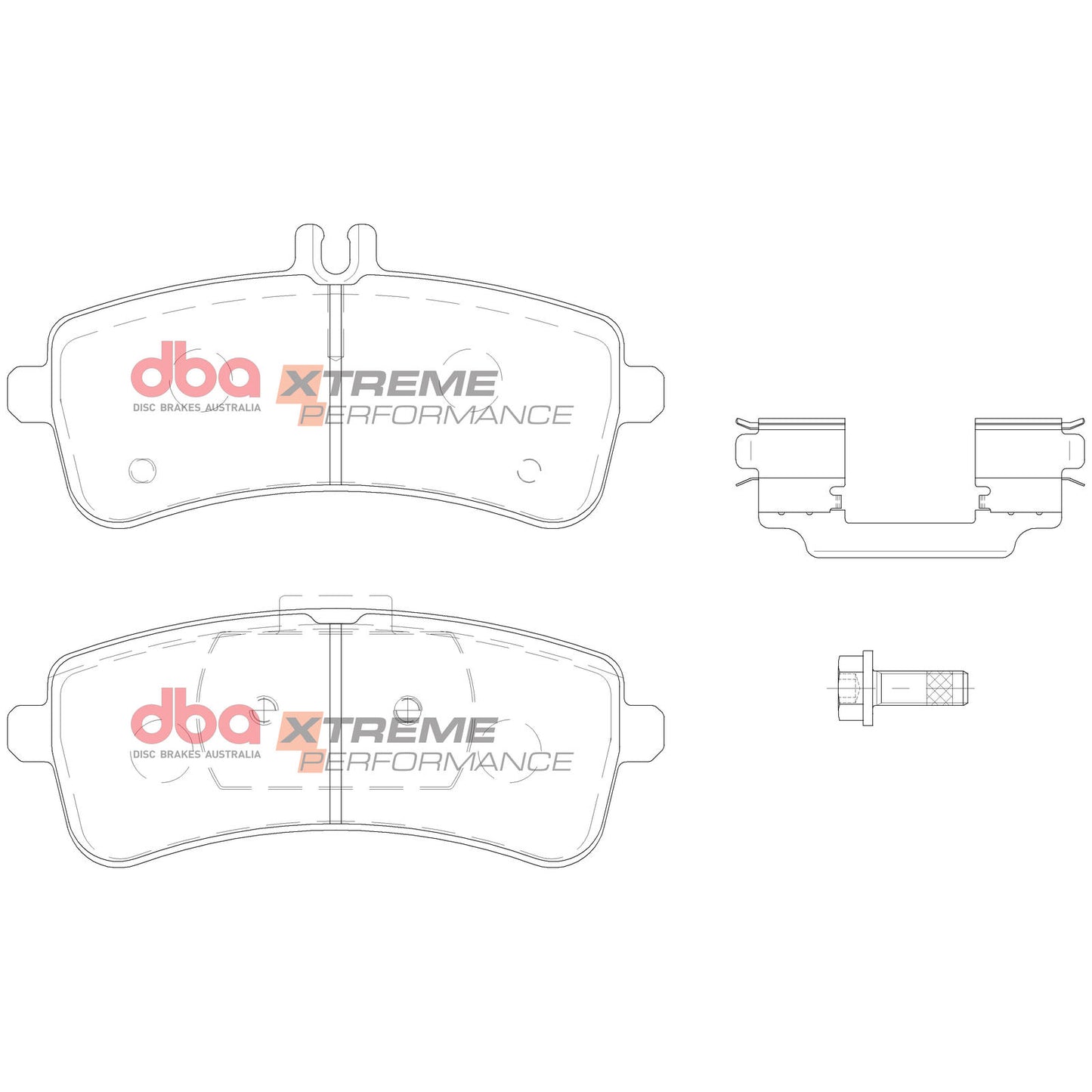 DBA Xtreme Performance Brake Pad Set DB15034XP