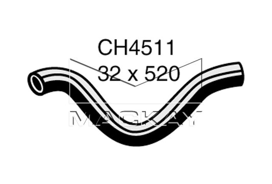 Mackay Top Radiator Hose CH4511